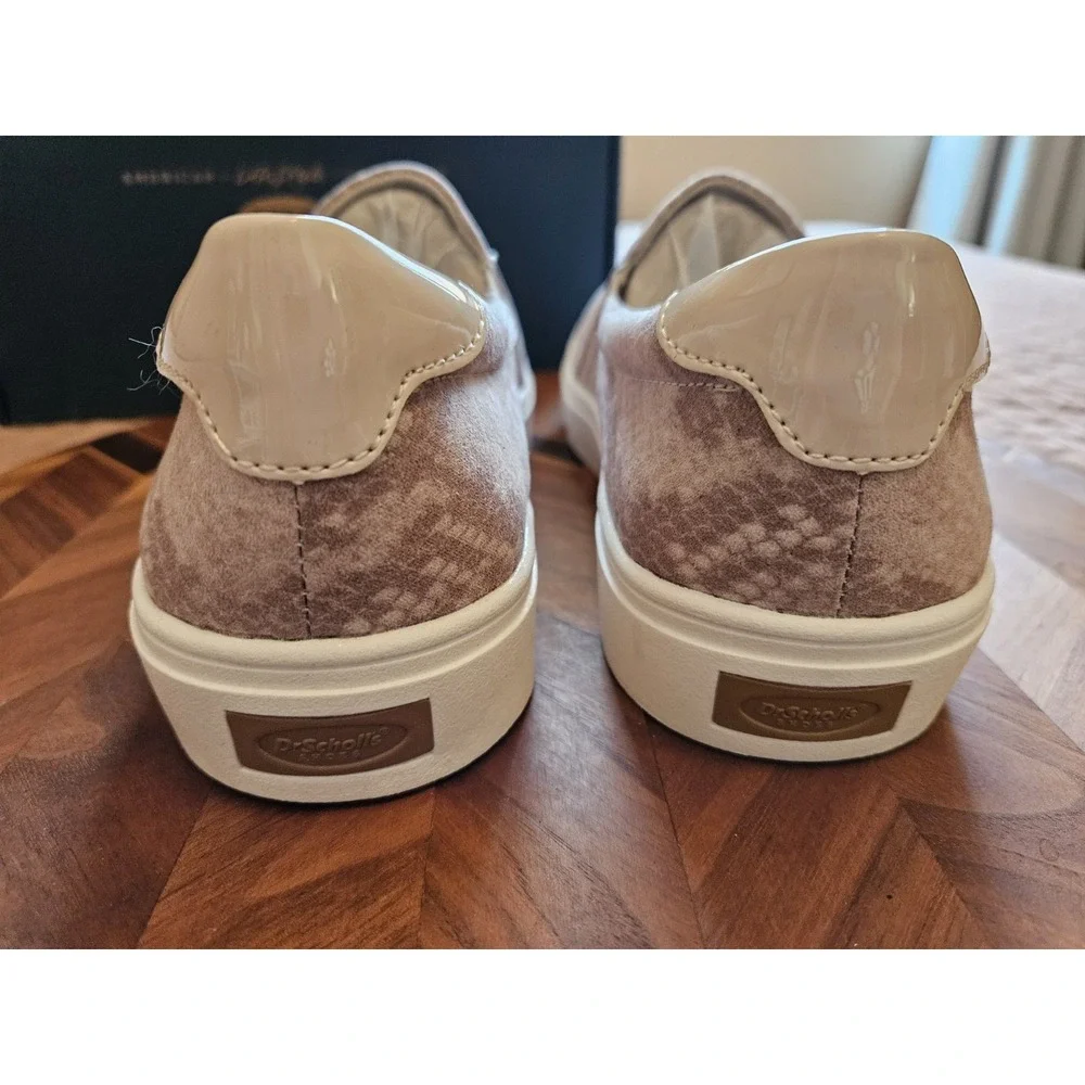 Dr. Scholl's Women's Nova, Sand Snake Print Slip-On Sneakers, Size 10M